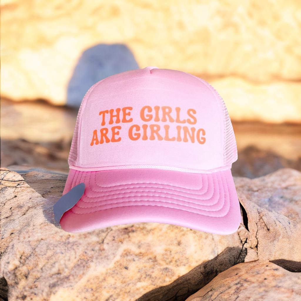 'The Girls Are Girling' Light Pink Hat